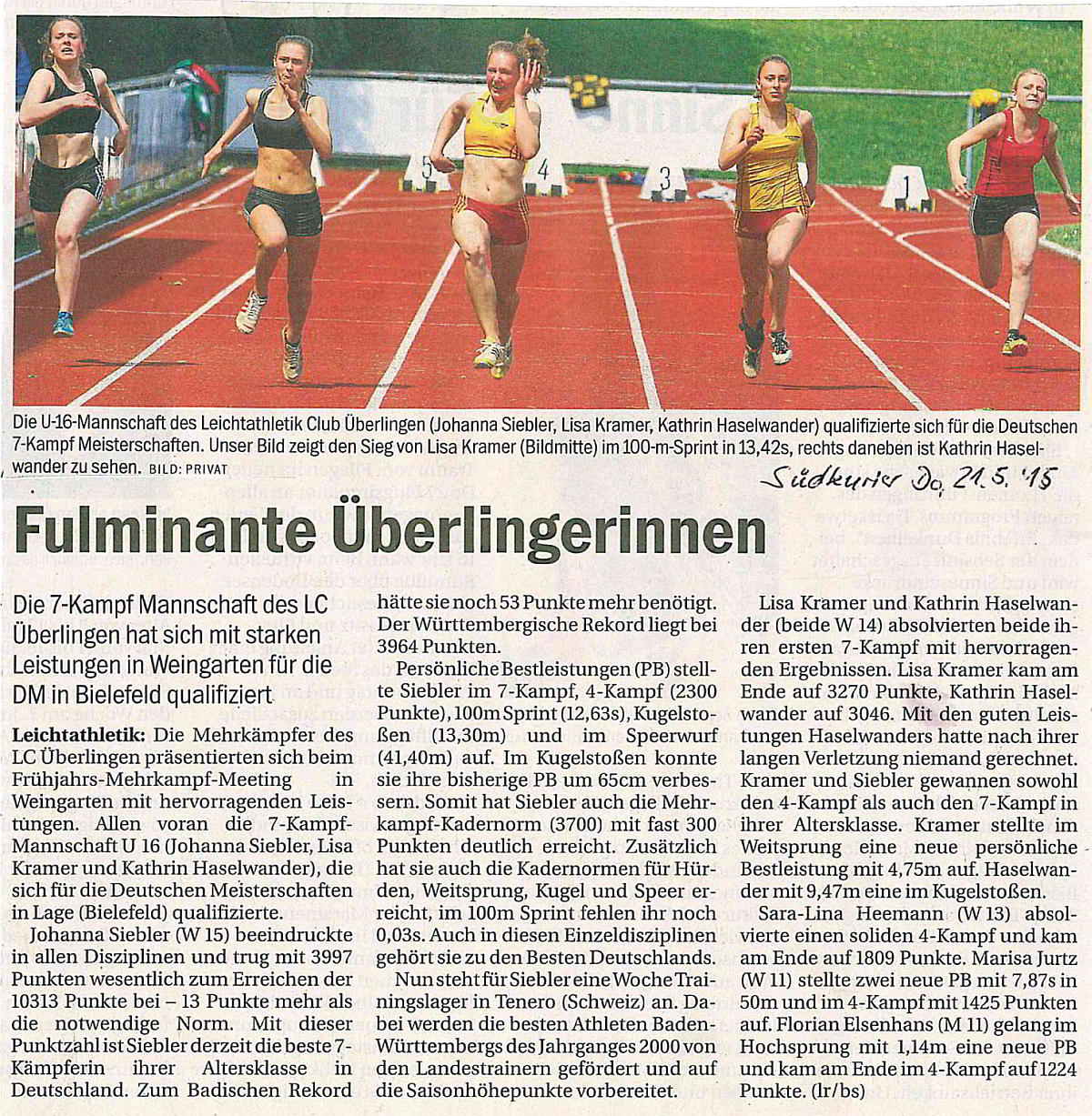 Fulminante Überlingerinnen