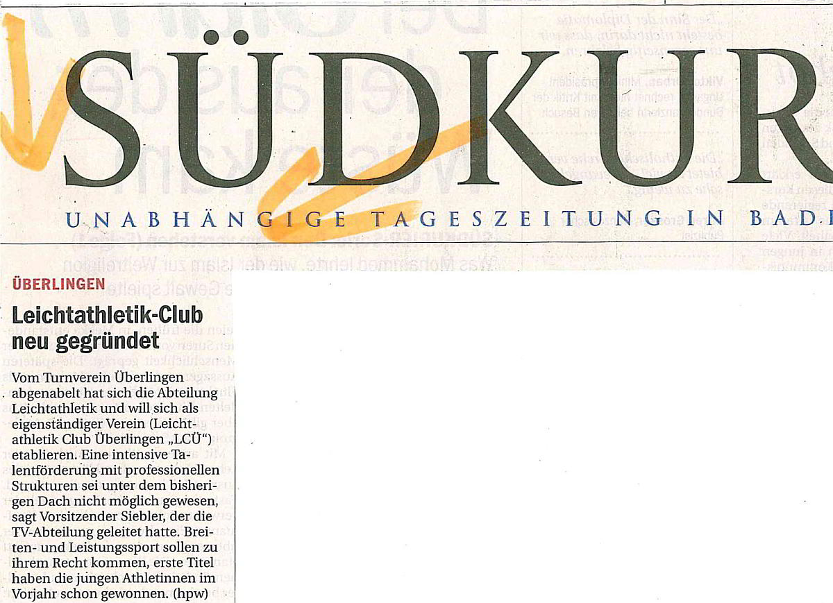 Leichtathletik-Club neu gegründet